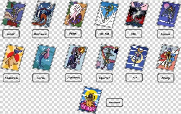 Sailor Moon R Cardians - Drawing