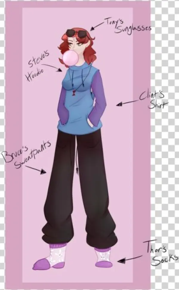 She Stole Their Clothes And None Of Them Fit Her Correctly - Cartoon