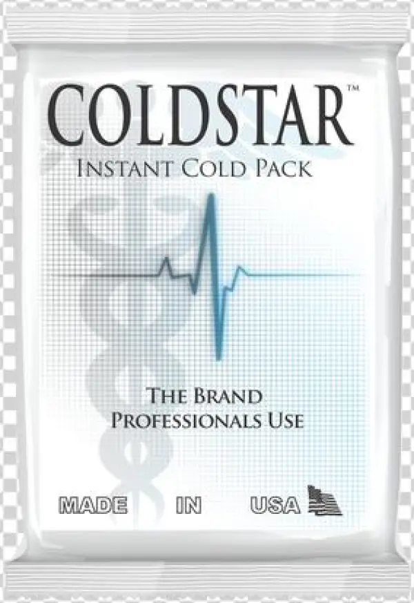 Single Disposable Instant Non-insulated Cold Pack / - School Health Cold Pack, Instant, Standard, Insulated