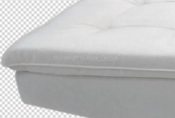 Sofa Cama Leggob Suede Branco Sala Tv 06 - Sofá 2 Lugares Mariana Linho