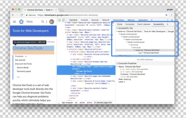 The Accessibility Tree Section - Wai-aria