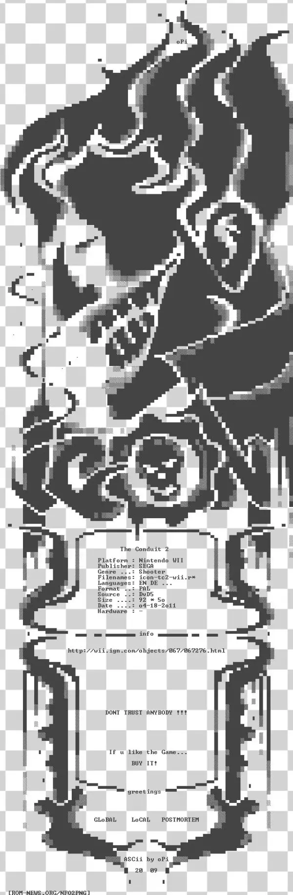 The Conduit 2 Pal Wii-icon - Poster