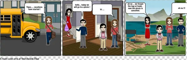 The Picnic - Cartoon