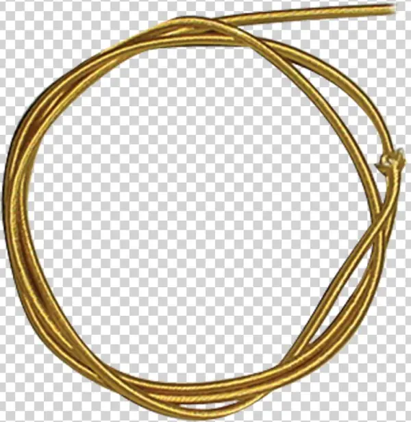 18 Gauge Braided Power Cord, Parallel Gold, Per Foot - Ce Distribution S-w102g Wire - 18 Gauge Braided Power