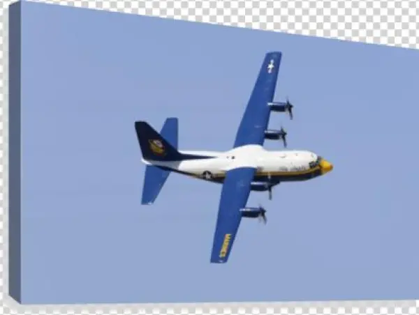 A C-130 Hercules Of The Blue Angels Flight Demonstration - C-130 Hercules Of The Blue Angels Flight Demonstration