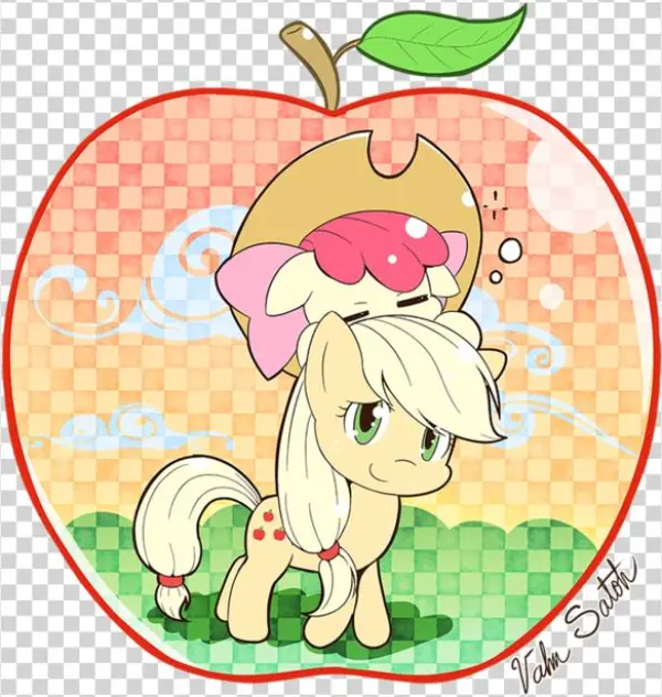 Apple, Apple Bloom, Applejack, Apples To The Core, - Cartoon