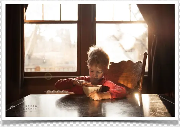 Cheese Grits - Sitting