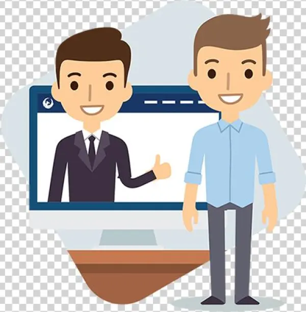 Contabilidade Online - Cartoon