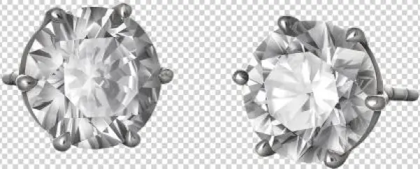 Diamond Stud - Earrings