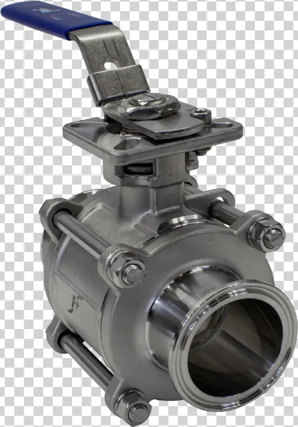 Flow , 3 Piece Stainless Steel Ball Valve