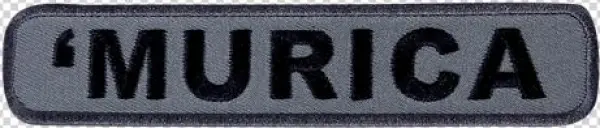 List Price - $5 - - 'murica America Tactical Morale Patch Name Tape By
