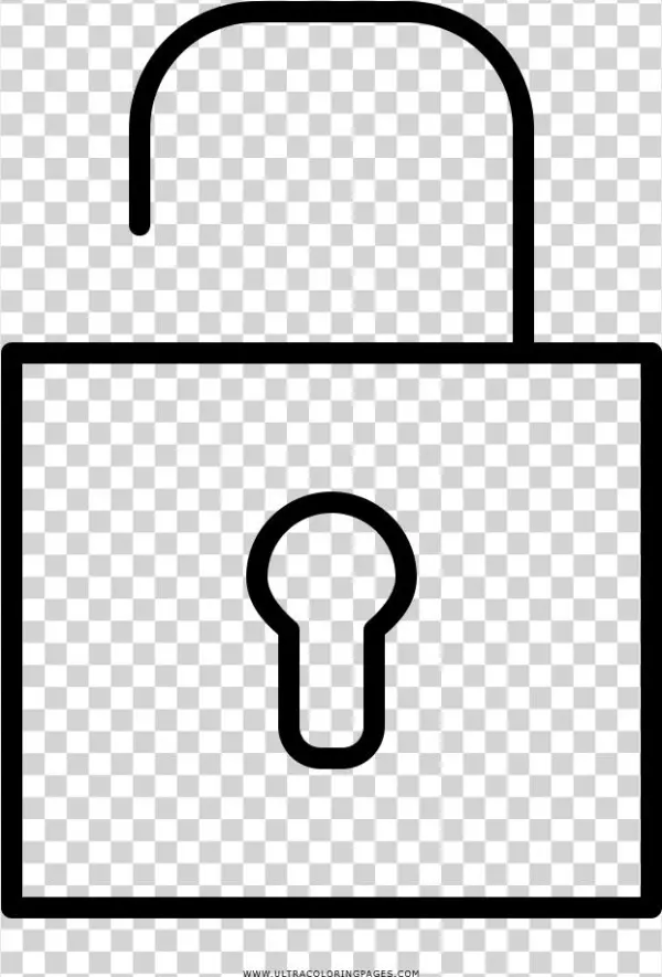 Lock Coloring Pages - Coloring Book