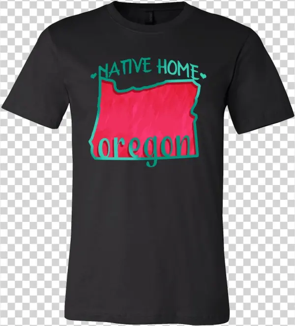 Love Oregon State Native Home Map Outline Souvenir - Godmother Shirt