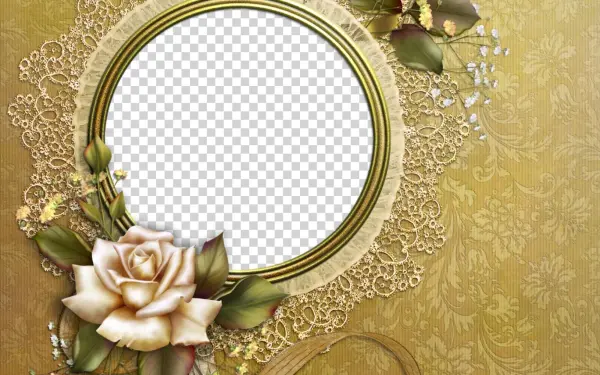 Pin By Thu On Frames Pinterest - Valentine's Day Card With Heart And Roses - My Sweet