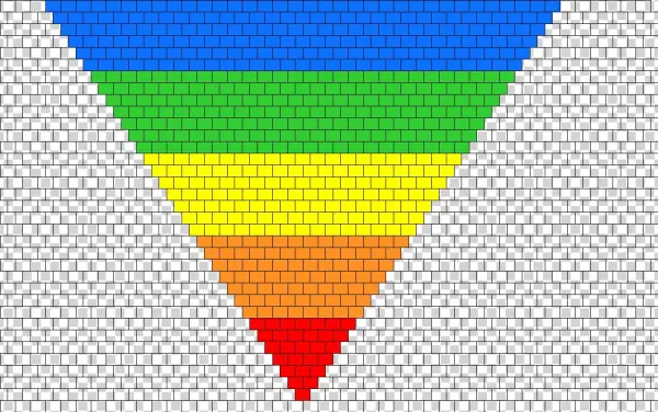 Pride Bandana Bead Pattern - Visual Arts