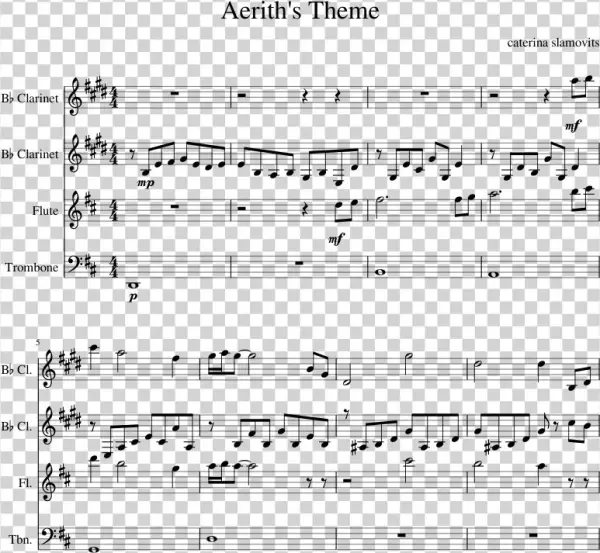 Print - Aerith's Theme 2 Pages