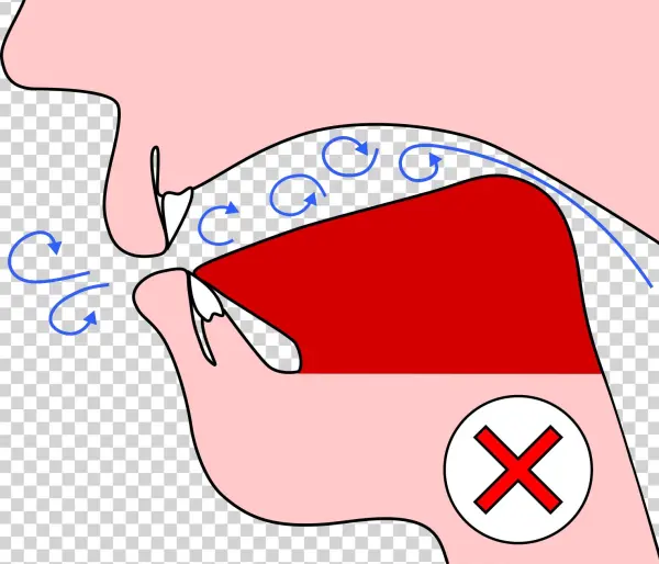 Rear Of Tongue Raised