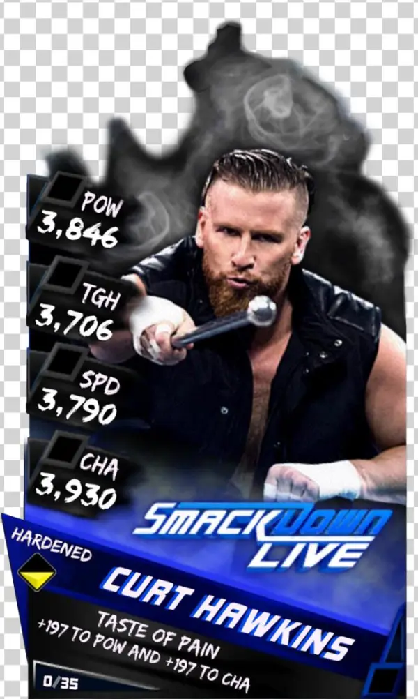 Supercard Curthawkins S3 Hardened Smackdown - Cedric Alexander Wwe Supercard