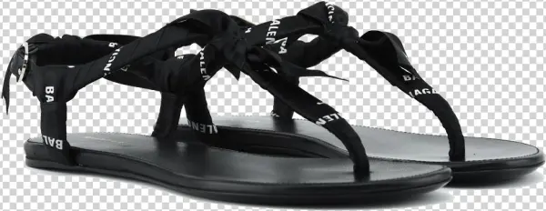 Balenciaga Logo Slipper - Flip-flops