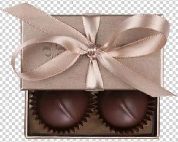 Box And Ribbon Colors - Caramel