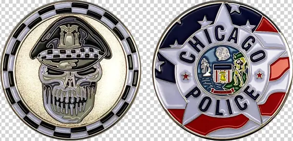 Chicago Police Biker Skull - Chicago