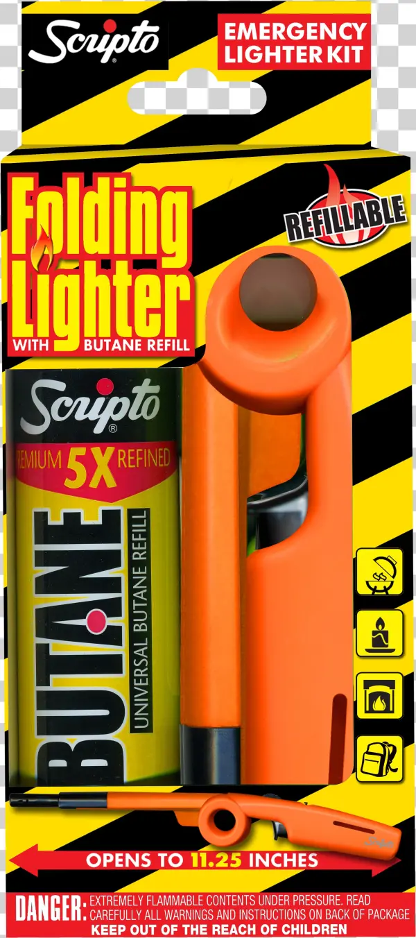 Folding Emergency Image - Scripto Refill, Universal Butane - 2.44 Fl Oz