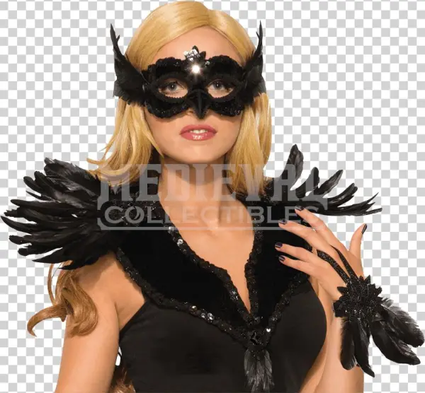 Forum Novelties Black Raven Mask 78912