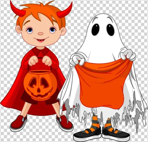 Hood Clipart Ghost - Wow Halloween Blank Journal [book]