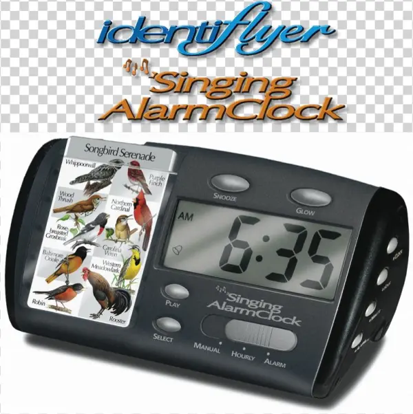 Identiflyer Singing Alarmclock - Birdsong Identiflyer