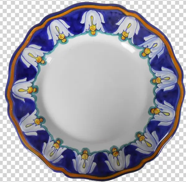 Iris Blu Dinner Plate - Blanket