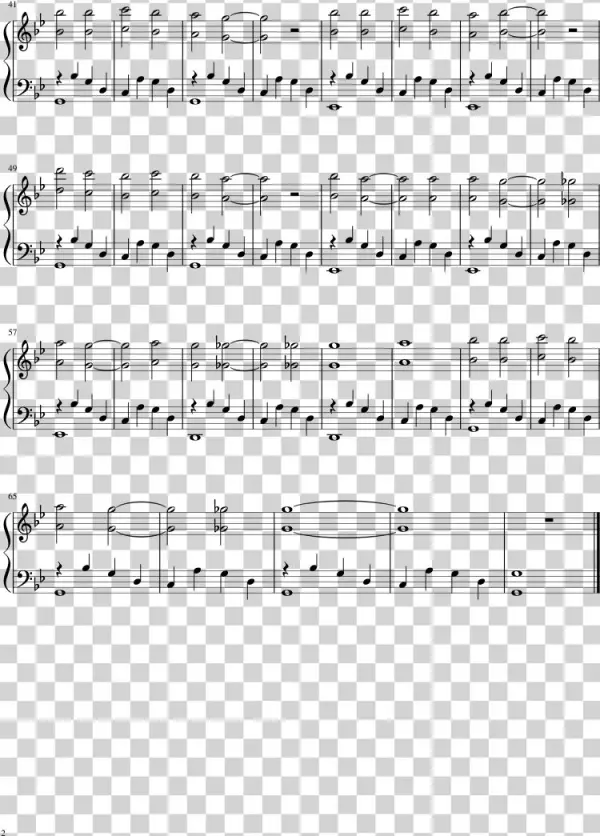 La La Song Sheet Music Composed By American Horror - Dirtmouth