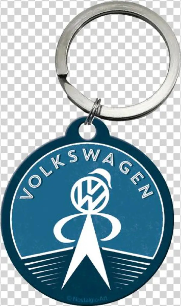 Nostalgic Art Metal Keyring Volkswagen Retro Logo - Nostalgic-art 48020 Round Key Ring 4 Cm Round Volkswagen