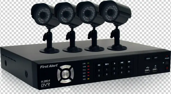 Quick Install Guide - First Alert Pro-dc8810-600 Wired H.264 8-channel 8-camera