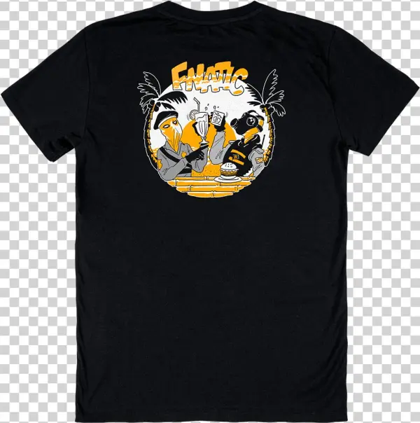 Unlikely Friends T-shirt Black