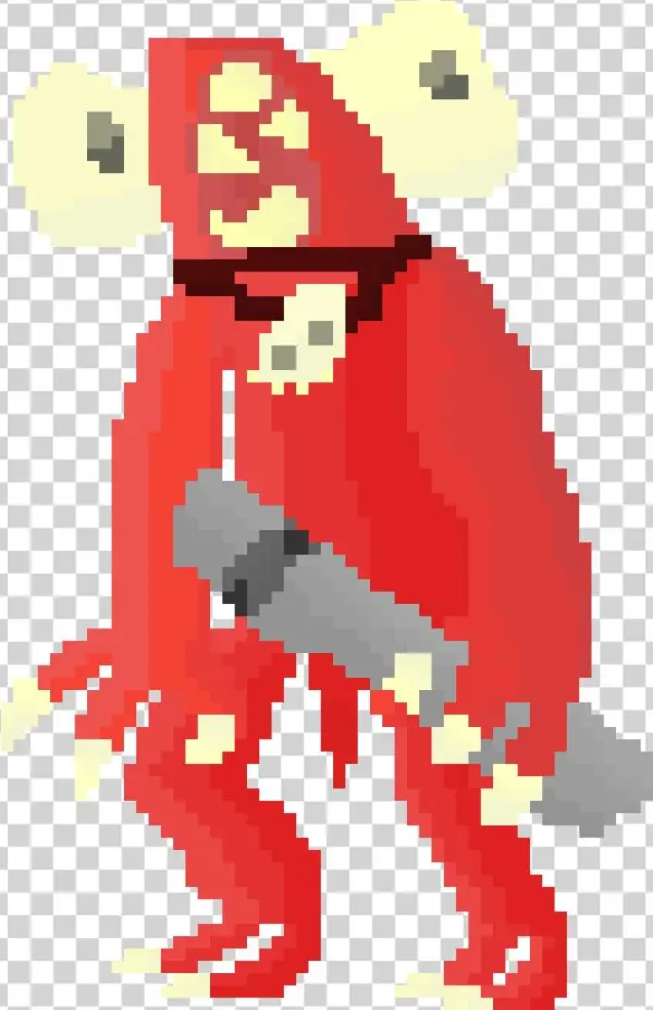 Wicker Troll - Cartoon