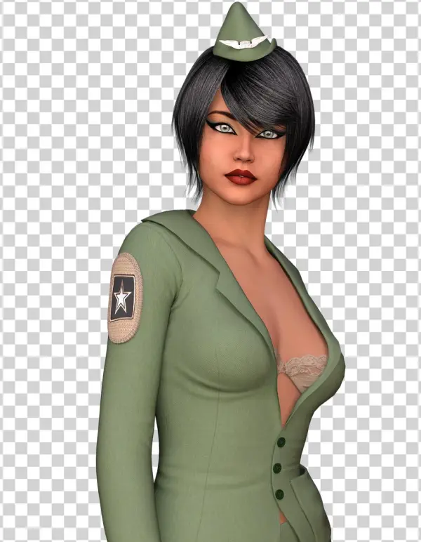 Woman Young Young Woman - Soldier