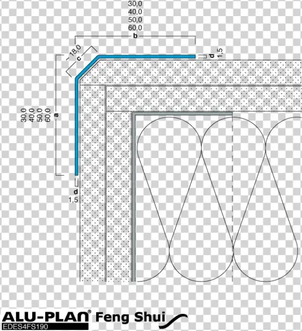 Aluplan Eckschutzprofil Edes4fs190