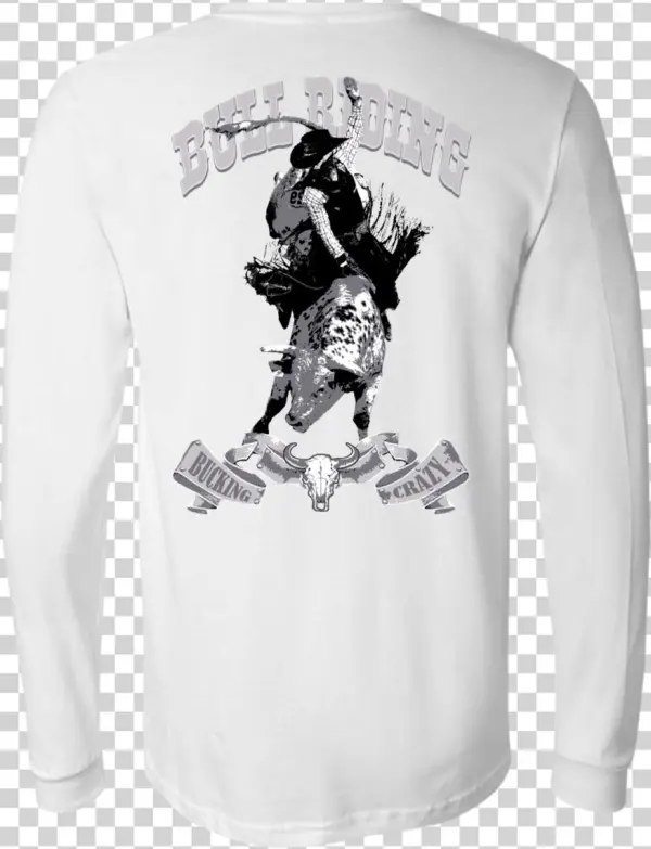 Boxer Crab Bucking Crazy Bull Rider Long Sleeve Shirt - Sweatshirt