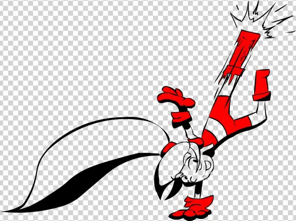 Character Pose 2d Animation Kick Austin Tx