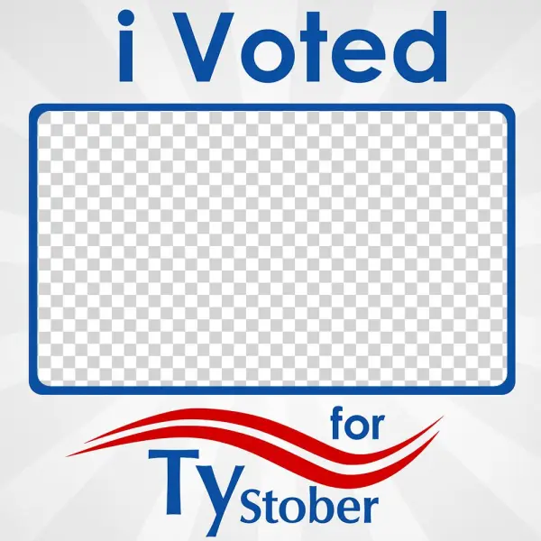 I Voted For Ty Stober Photo Frame