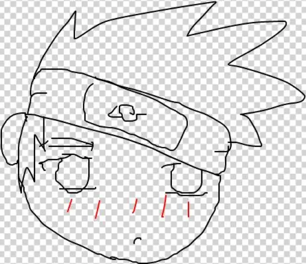 Kakashi Hatake - Line Art