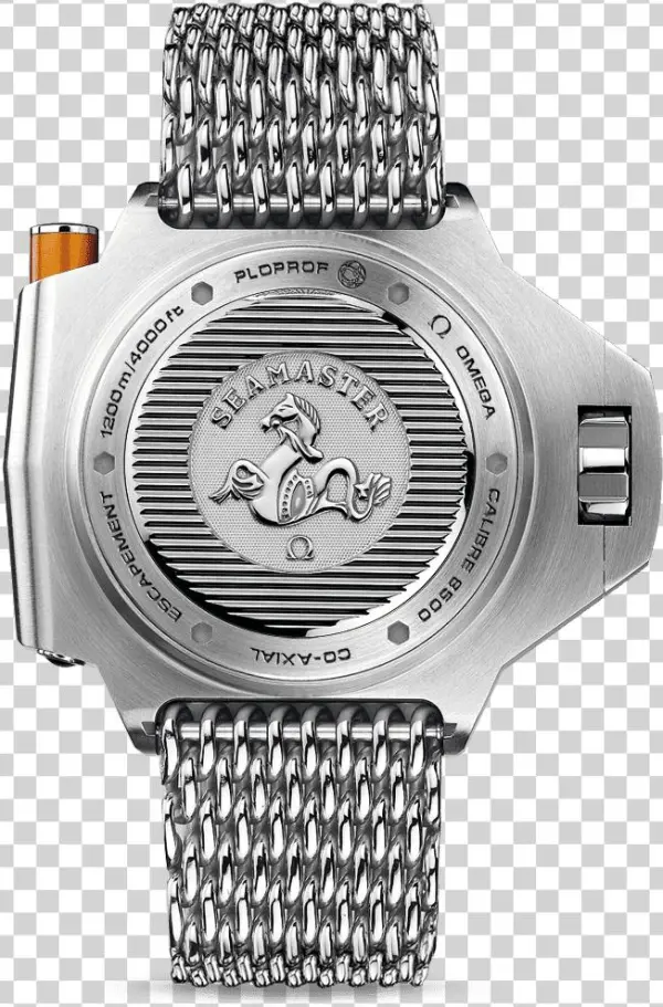 Omega's Seahorse On The Case Back Of A Seamaster Watch