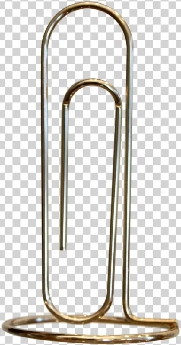 Oversized Paperclip Memo Display On Chairish - Trombone