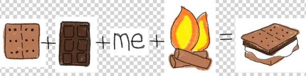 The Decorated Cookie - Smores Fire