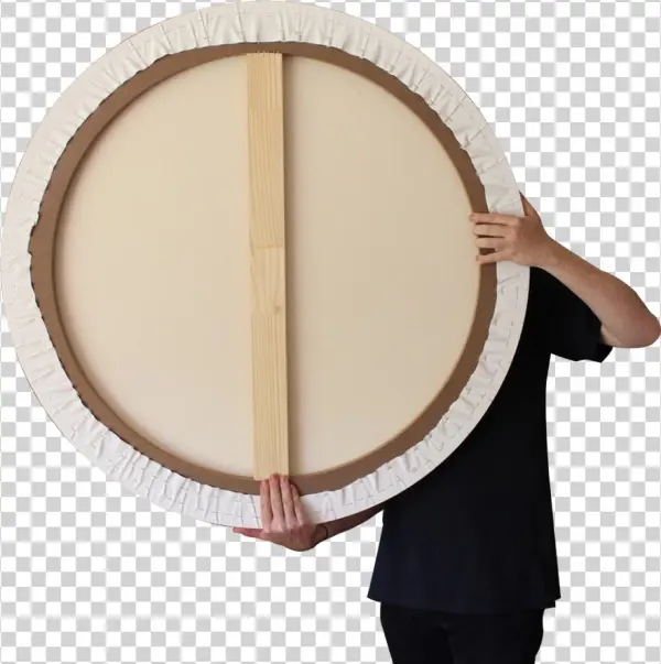 100cm Round Canvas - Plywood