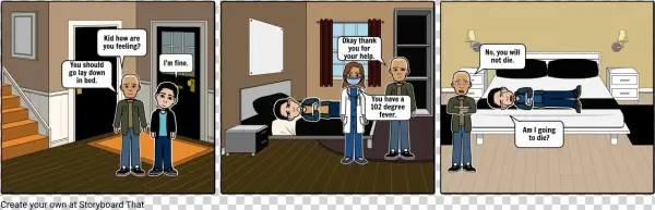 A Day's Wait - Cartoon