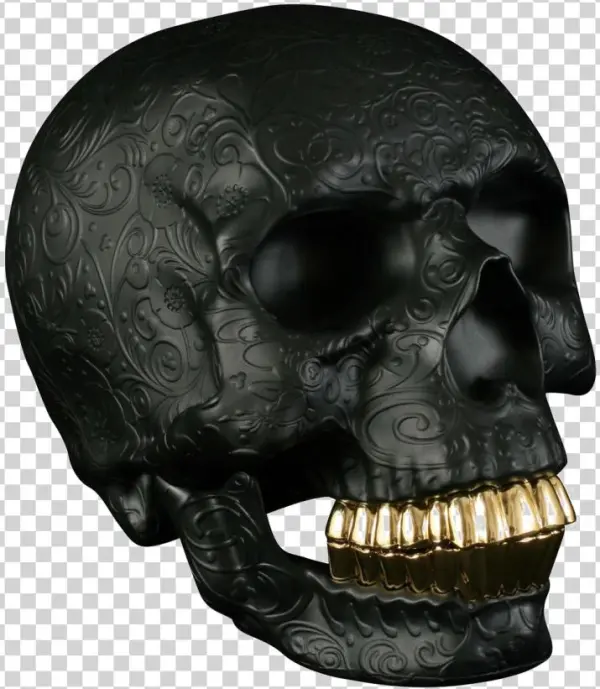 Black Skull Png Photo - Black Kidrobot