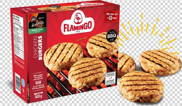 Burgers Non-breaded Chicken - Flamingo Souvlaki