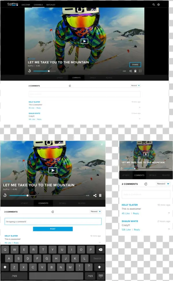 Gopro Comments Screens