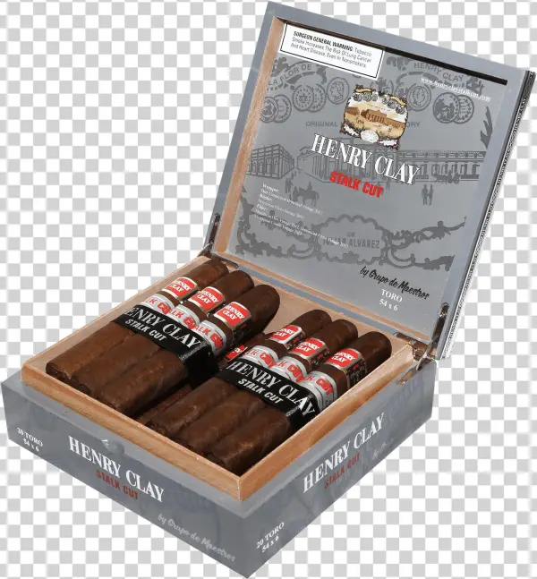 Henry Clay Stalk Cut Open Box Left - Chocolate